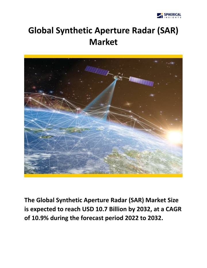 global synthetic aperture radar sar market n.w