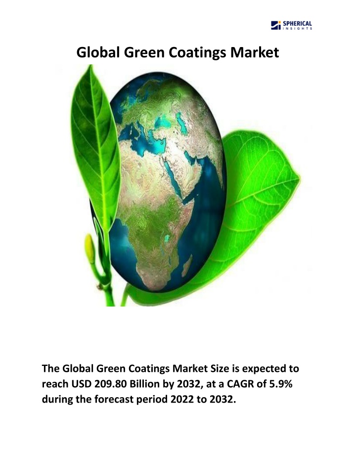 global green coatings market n.w