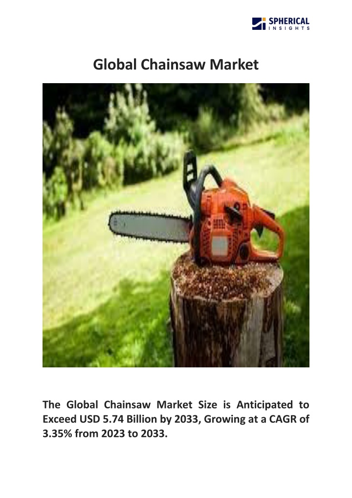global chainsaw market n.w