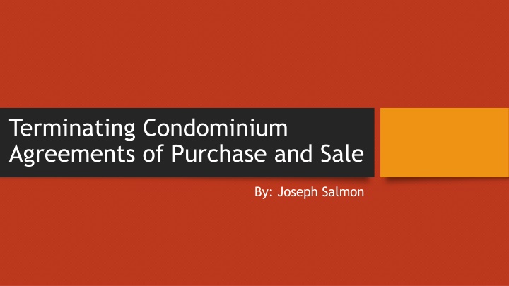 Terminating Condominium Agreements Explained