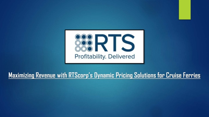 maximizing revenue with rtscorp s dynamic pricing n.w
