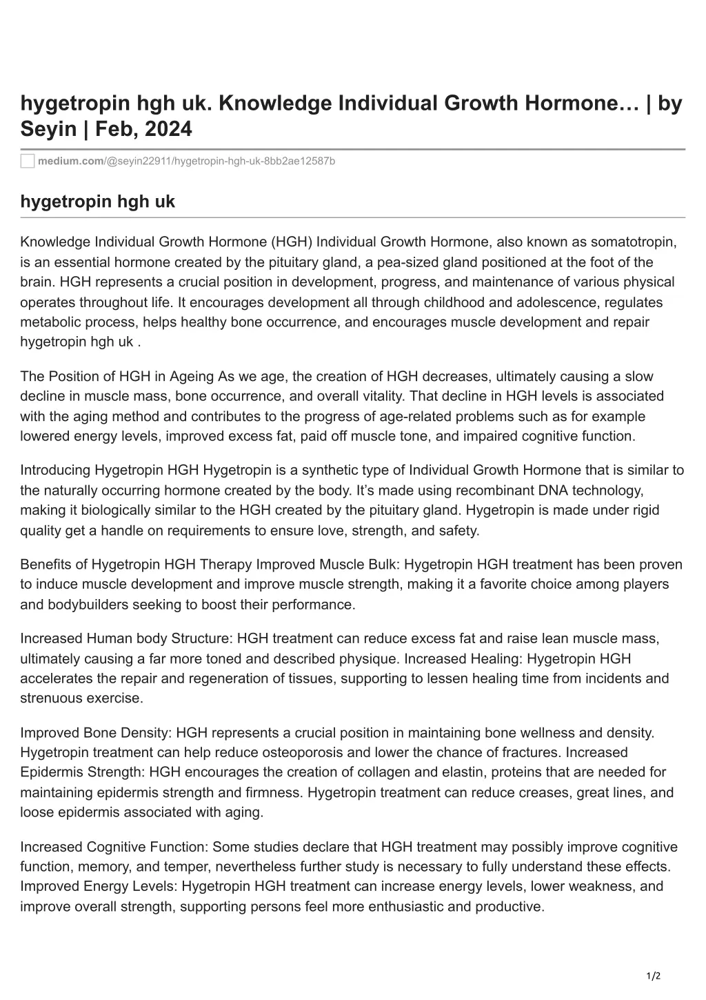 hygetropin hgh uk knowledge individual growth n.