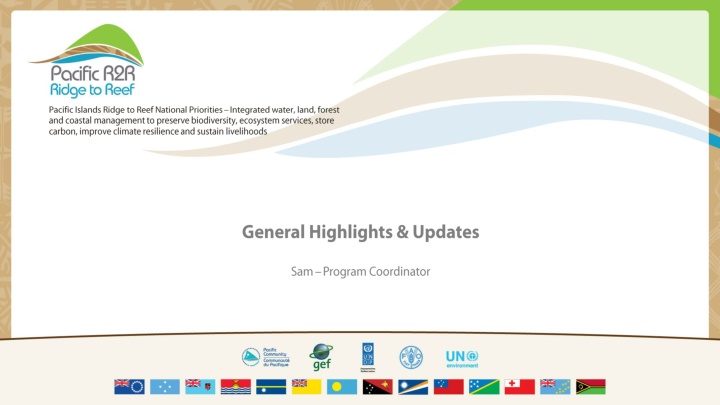 Regional Integrated Coastal Management and Island Water Resources Resilience Program