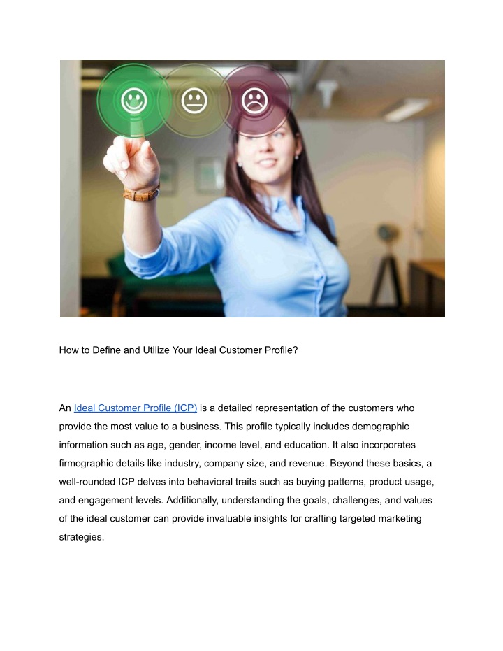 how to define and utilize your ideal customer n.w