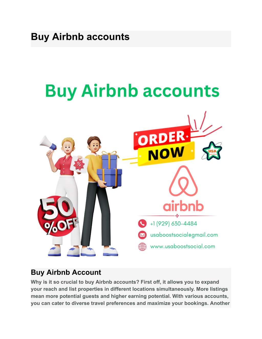 buy airbnb accounts l.w