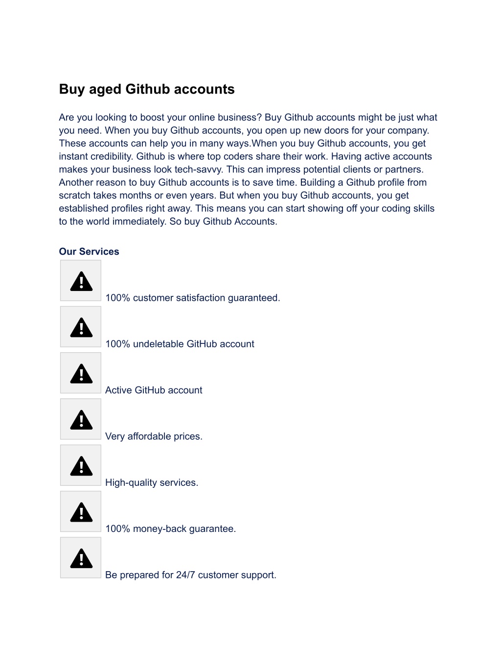 buy aged github accounts l.w