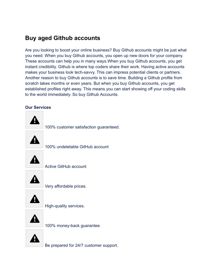 buy aged github accounts n.w