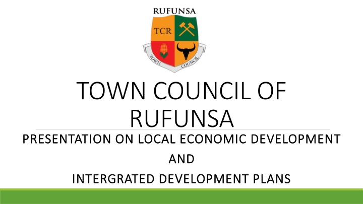 Enhancing Local Economic Development in Rufunsa Town through Integrated Plans