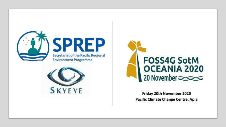 Pacific Climate Change Centre Seminar on GIS and FOSS4G