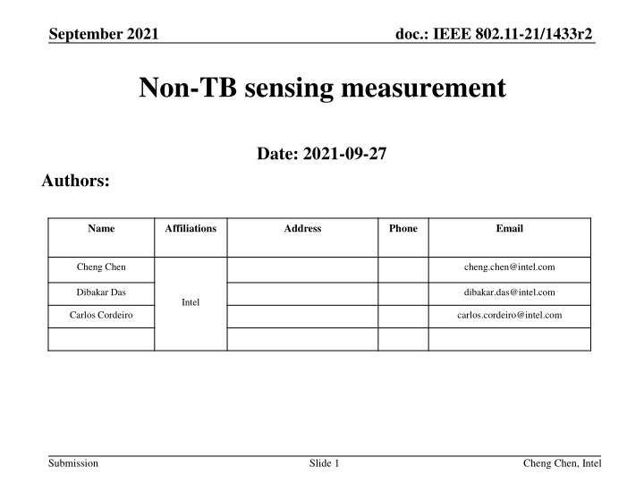 Comparison of Trigger-based vs. Non-Trigger-based Sensing Measurement in IEEE 802.11