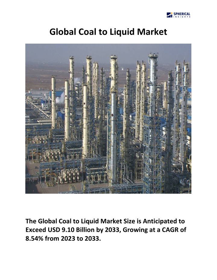 global coal to liquid market n.w