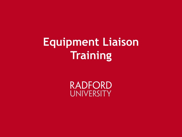University Asset Management Guidelines