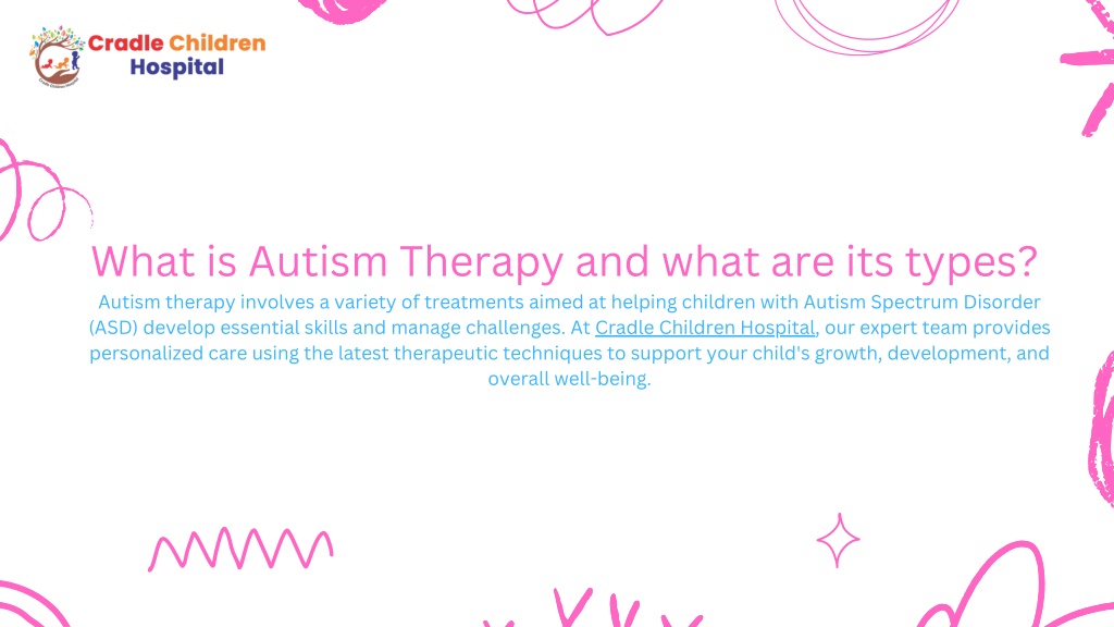 what is autism therapy and what are its types l.w