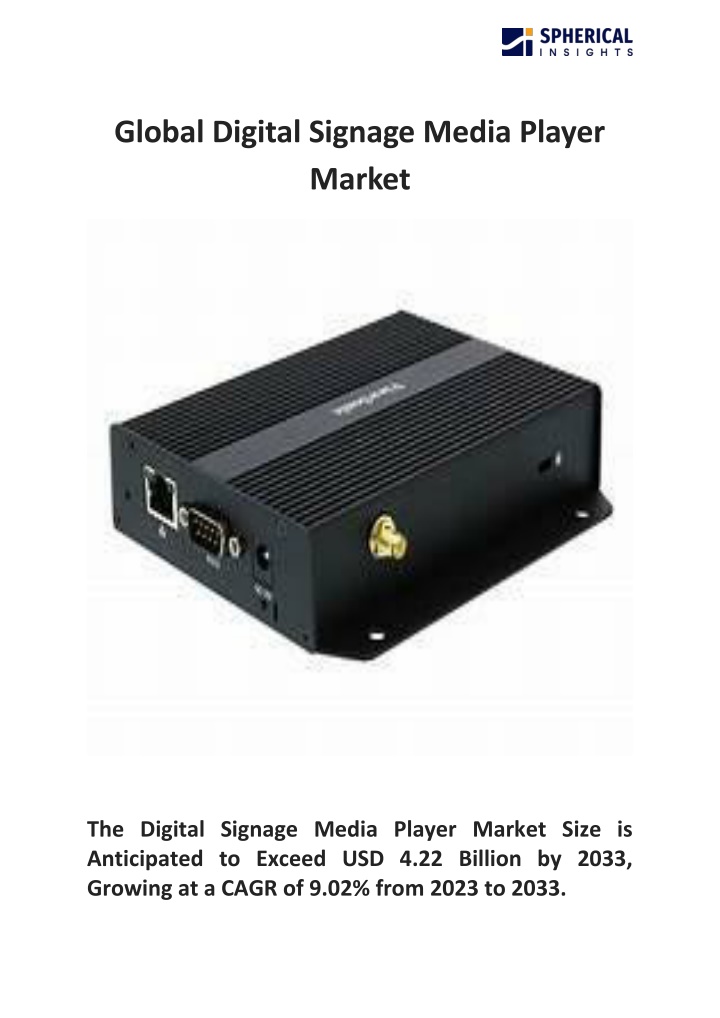 global digital signage media player market n.w