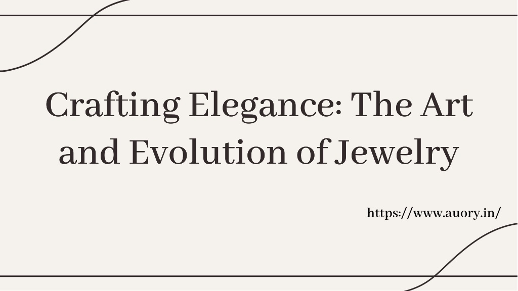 crafting elegance the art and evolution l.w