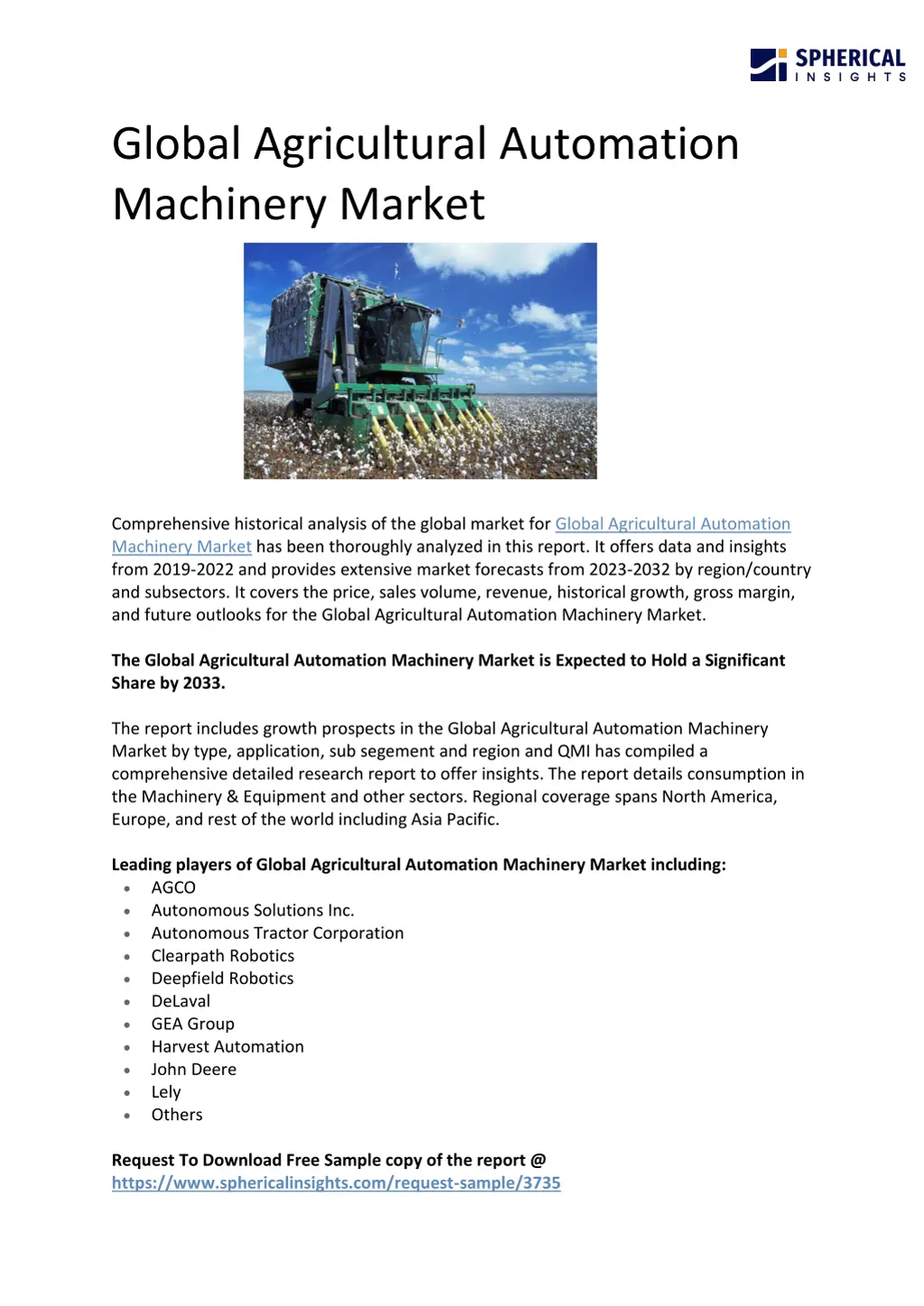 global agricultural automation machinery market n.
