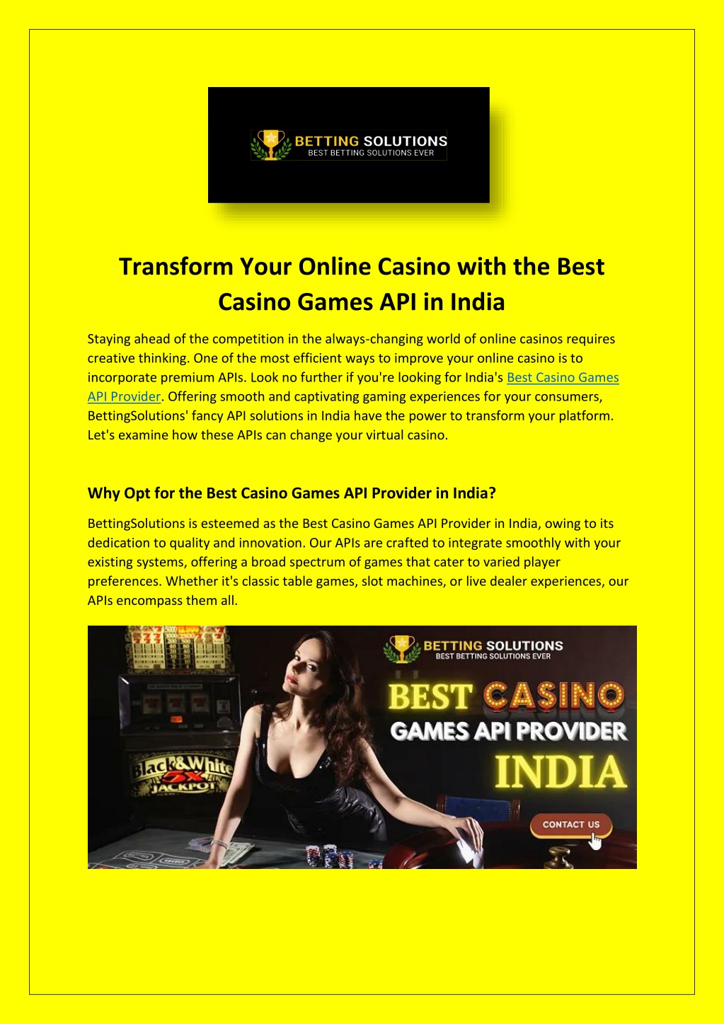 transform your online casino with the best casino l.w