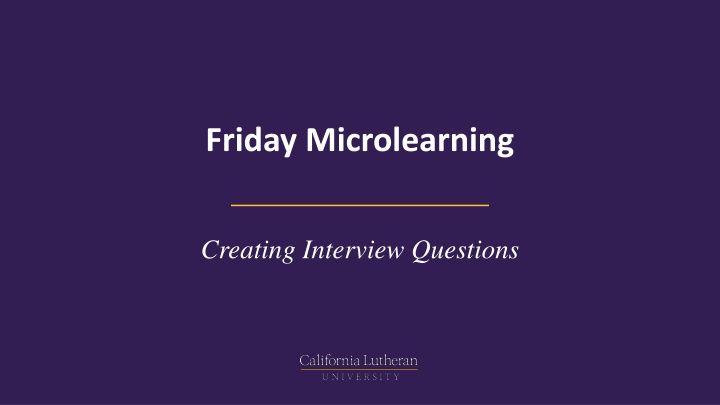 Creating Effective Interview Questions for Job Interview Success