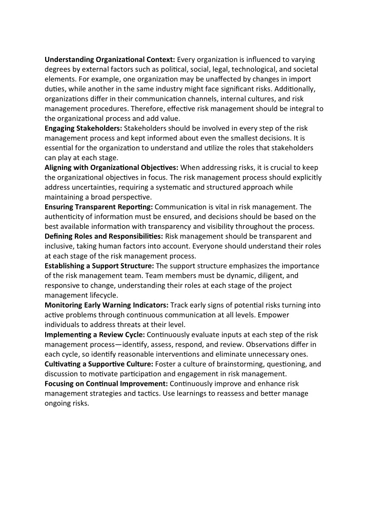 understanding organizational context every n.w