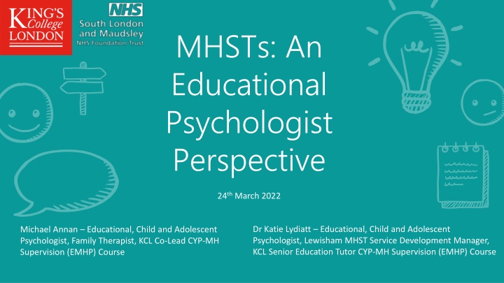 Role of Educational Psychologists in Mental Health Support Teams