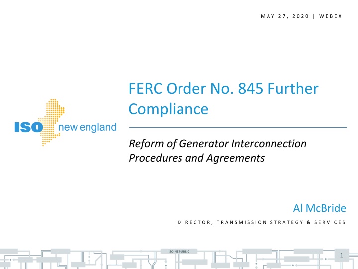 Updates on Generator Interconnection Procedures and Agreements Reform