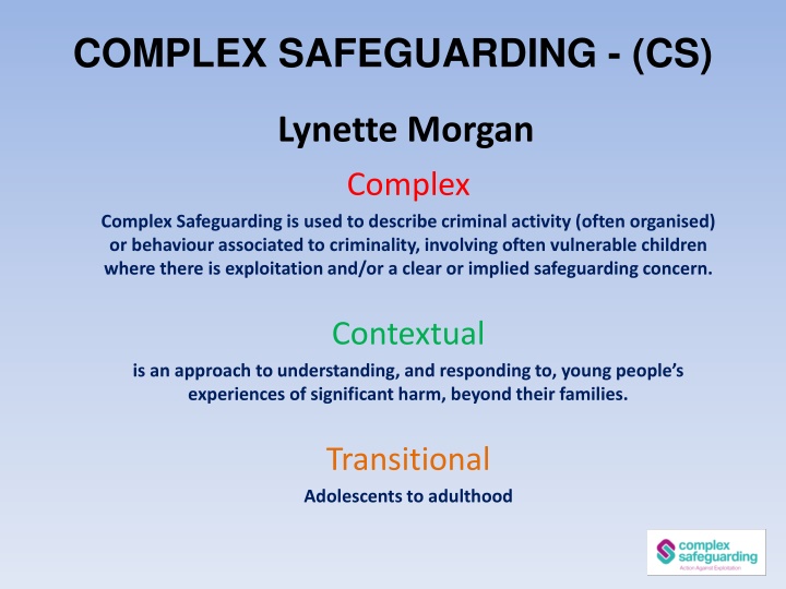 Complex Safeguarding in Child Protection