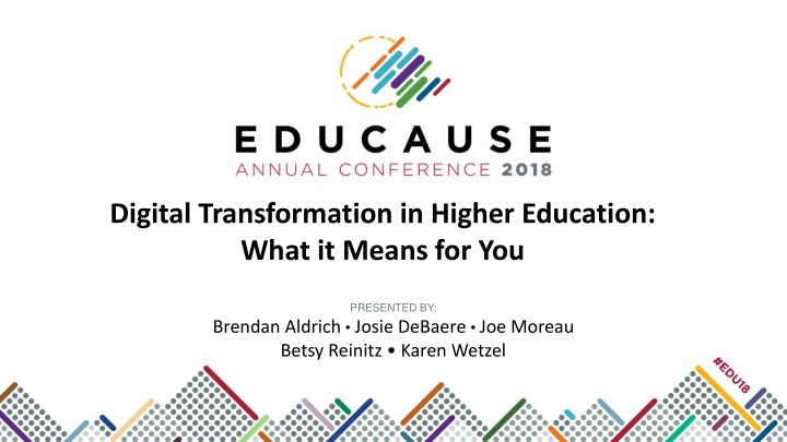Embracing Digital Transformation in Higher Education