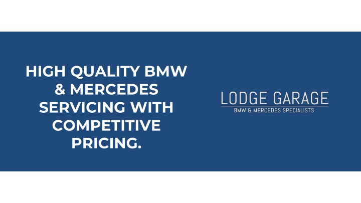 high quality bmw mercedes servicing with n.w