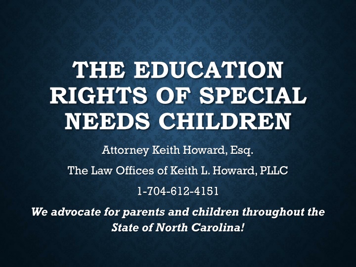 Special Education Rights for Children with Disabilities