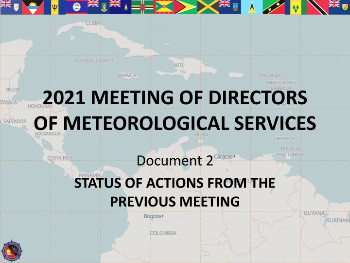2021 Meeting of Directors of Meteorological Services - Actions and Updates