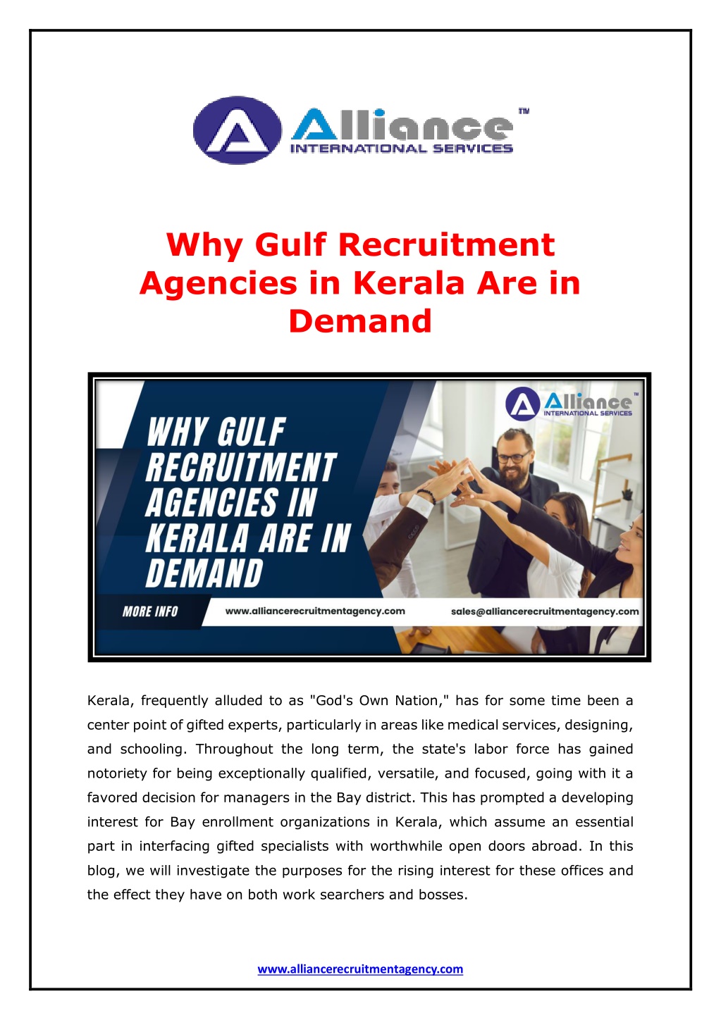 why gulf recruitment agencies in kerala l.w