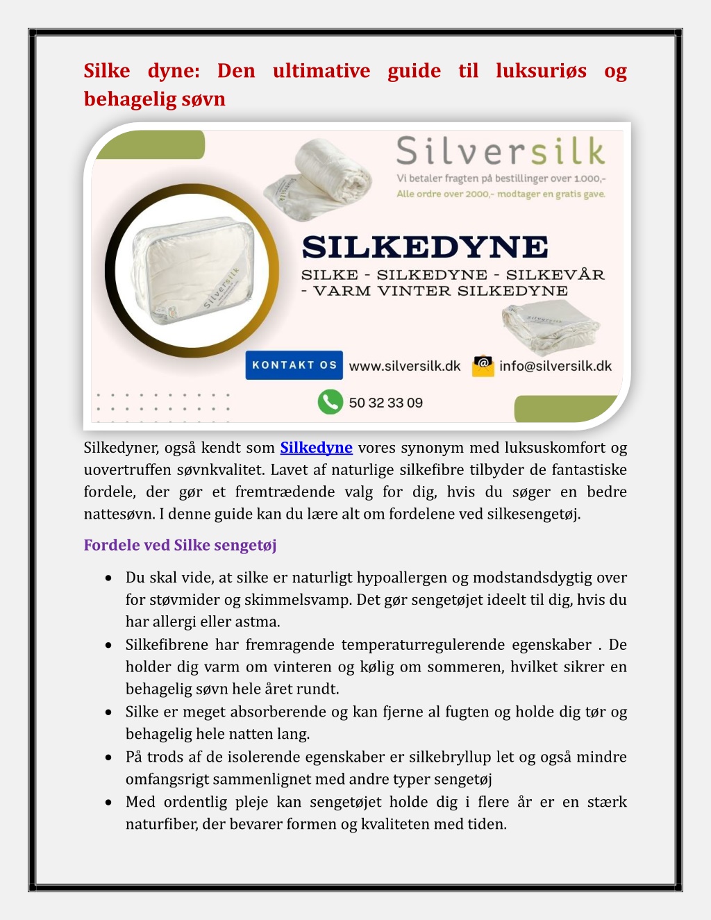 silke dyne den ultimative guide til luksuri l.w