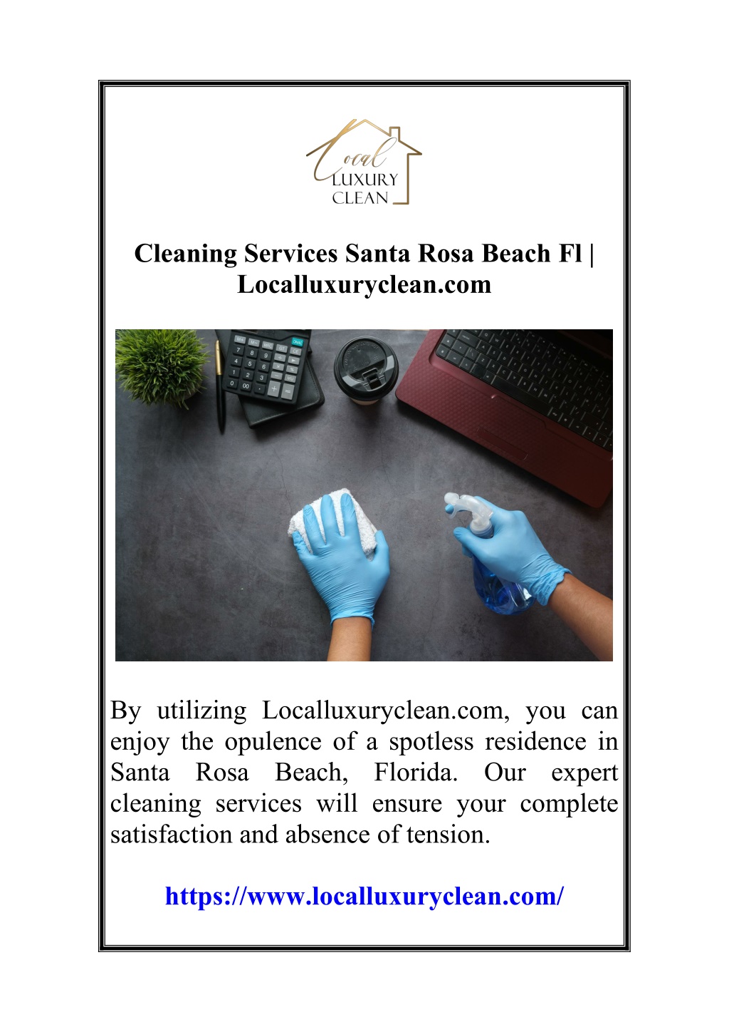 cleaning services santa rosa beach l.w