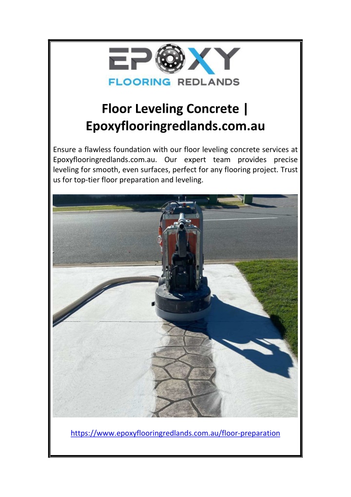 floor leveling concrete epoxyflooringredlands n.w