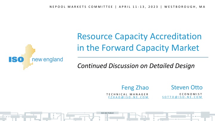 Resource Capacity Accreditation in the Forward Capacity Market: Continued Discussion and Detailed Design