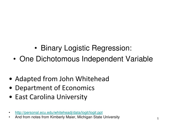 Binary Logistic Regression and Its Importance in Research