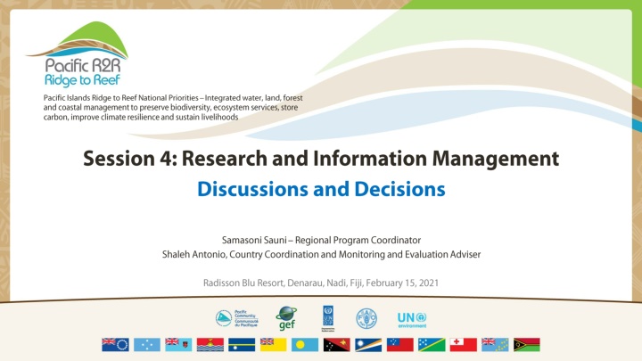 Enhancing Coastal Spatial Systems and Database Management for R2R Investments