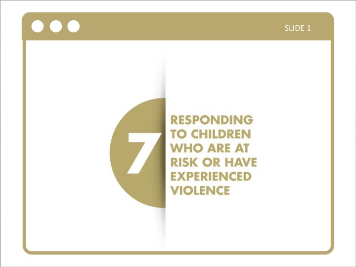 Comprehensive Approach to Violence Against Children (VAC) Services