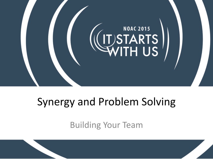 Building Synergy Through Value-Based Leadership: A Guide to Problem-Solving and Team Development