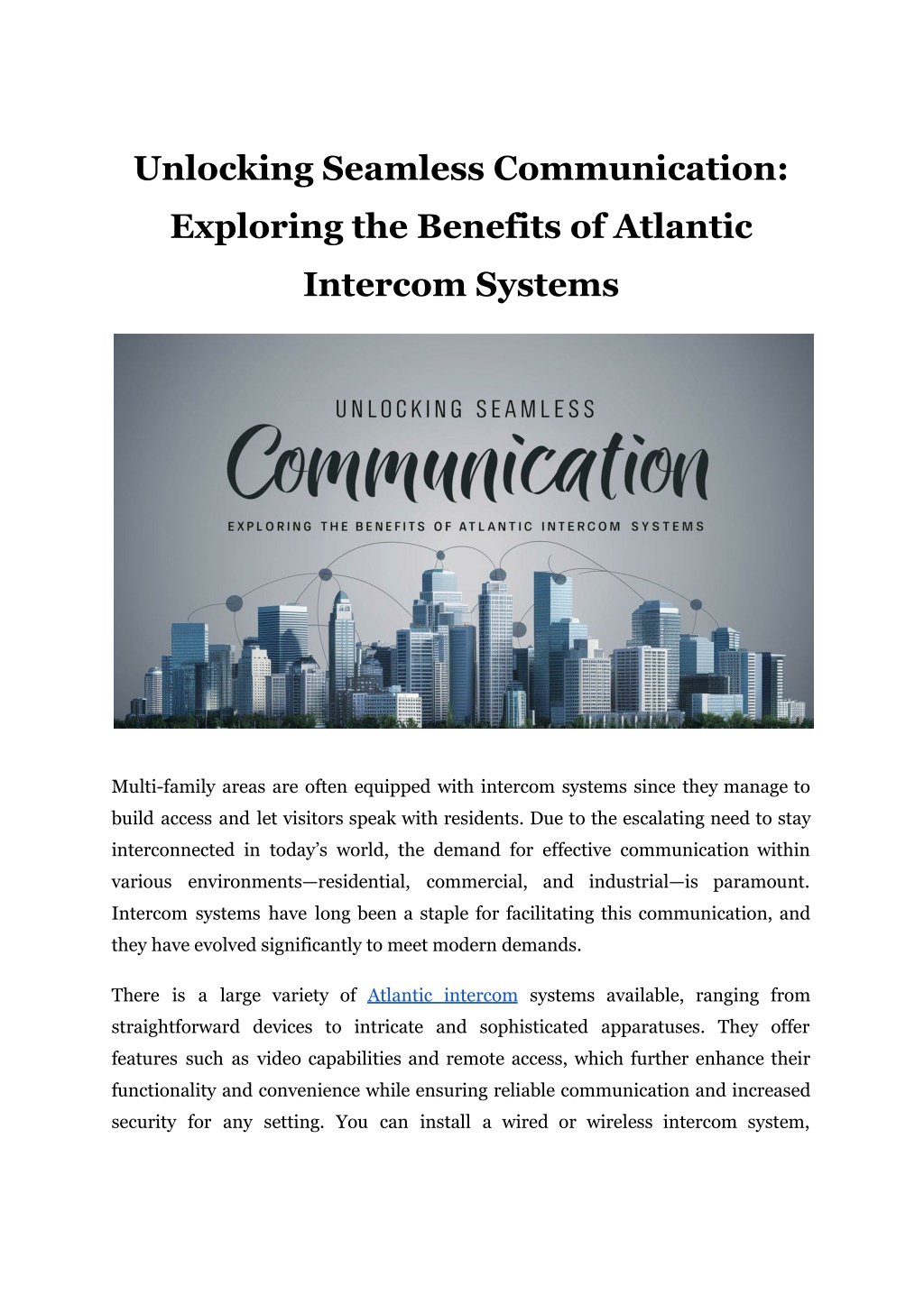 unlocking seamless communication l.w