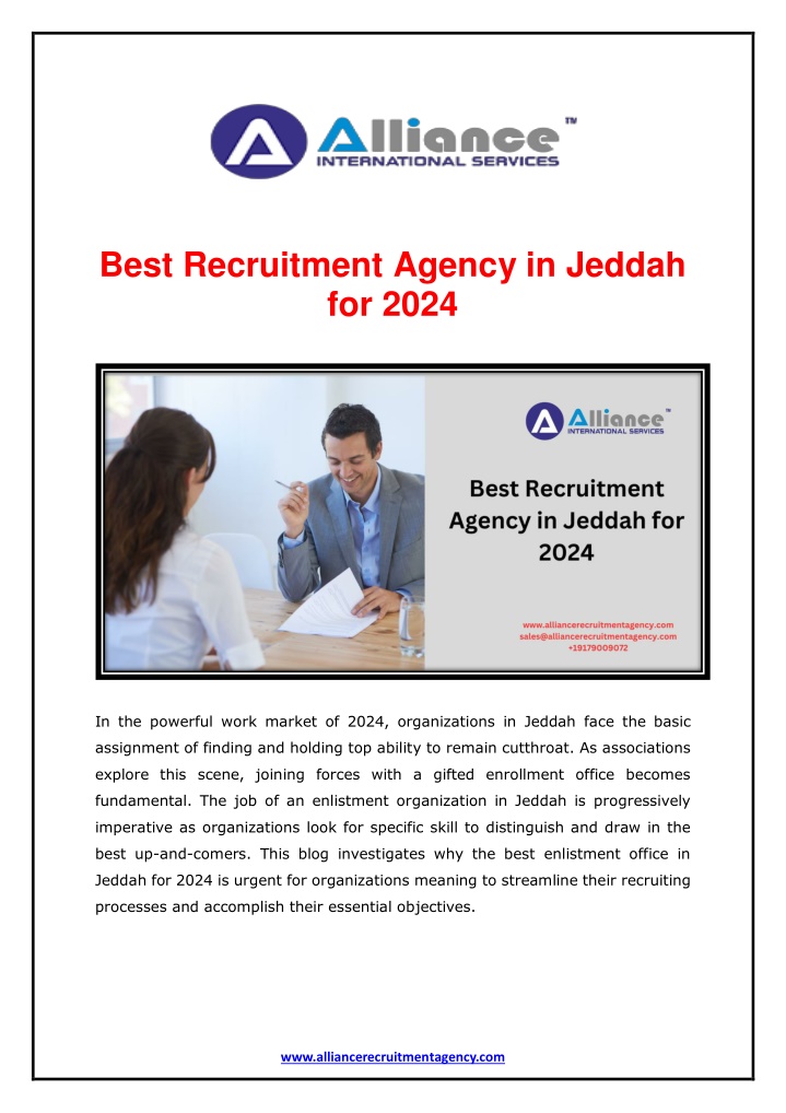 best recruitment agency in jeddah for 2024 n.w
