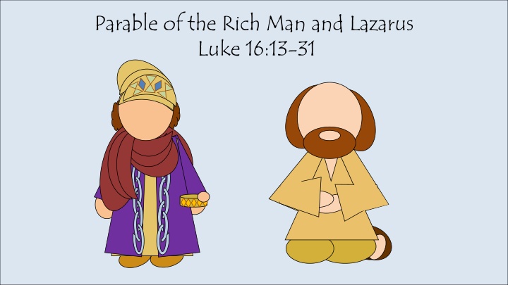The Parable of the Rich Man and Lazarus in Luke 16:13-31