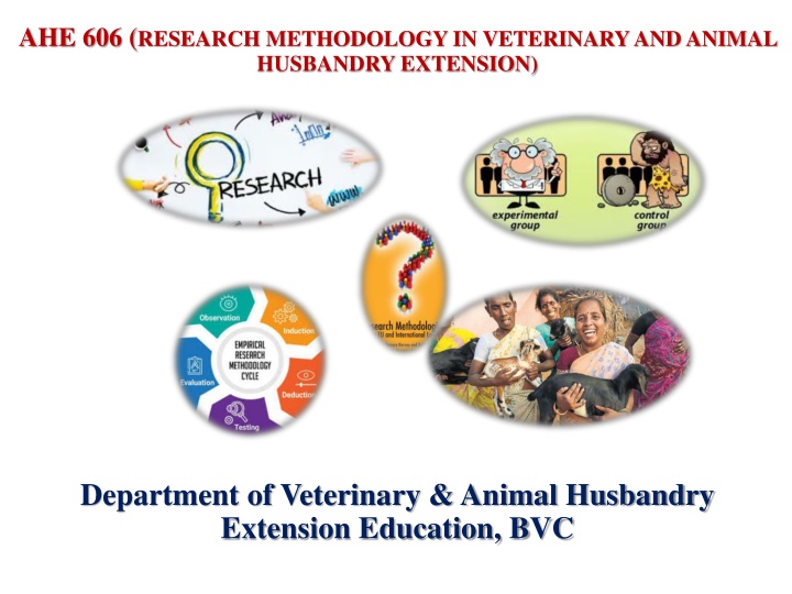 Research Methodology in Veterinary and Animal Husbandry Extension