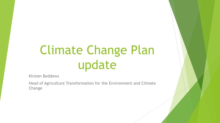 Transforming Agriculture for Climate Change: Kirsten Beddows' Vision