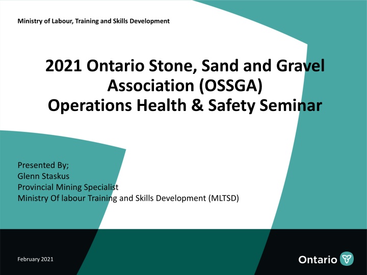 Ministry of Labour, Training, and Skills Development: Statistics and Analysis