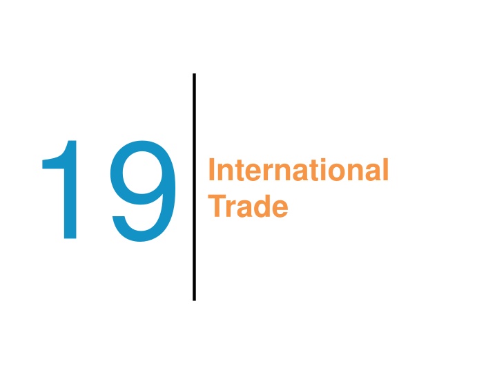 International Trade and Globalization
