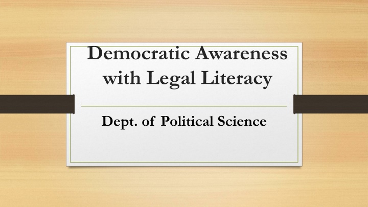 FIR: First Information Report in Legal Literacy