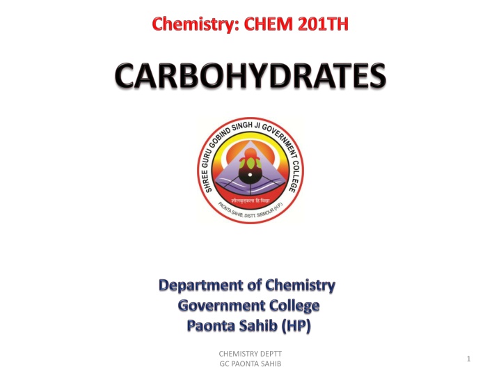 Comprehensive Analysis of Fructose Ring Structures in Chemistry Department at GC Paonta Sahib