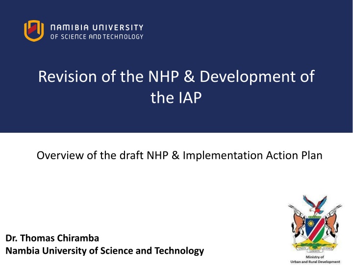 Development and Revision of National Housing Policy and Implementation Action Plan Overview