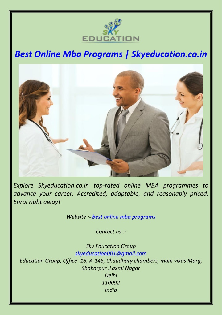 best online mba programs skyeducation co in n.w